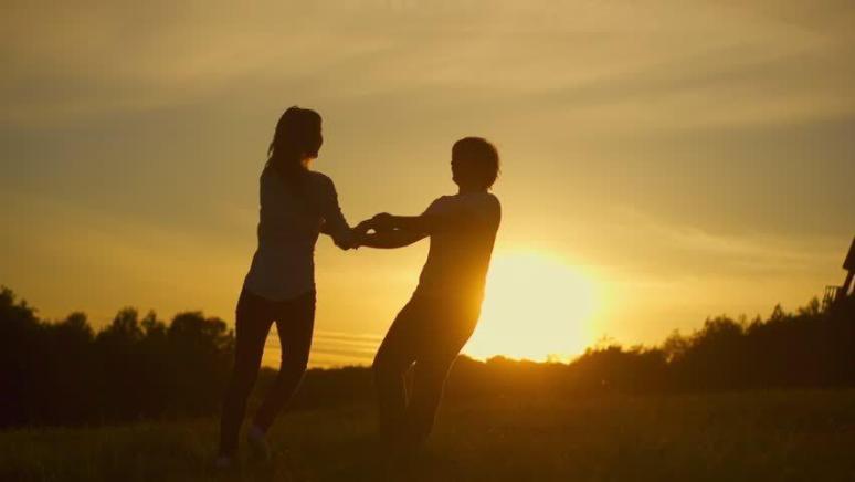 dancing in the meadow